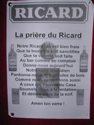 la priere du ricard